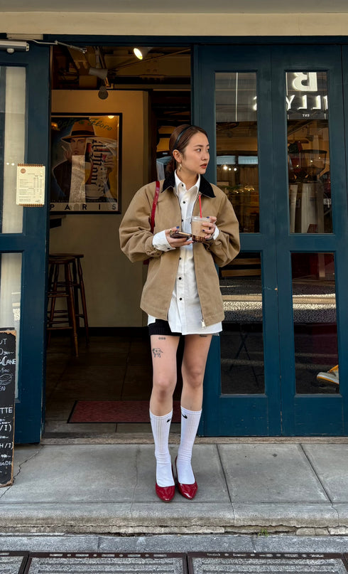 エンブロイダリーBIGシャツ